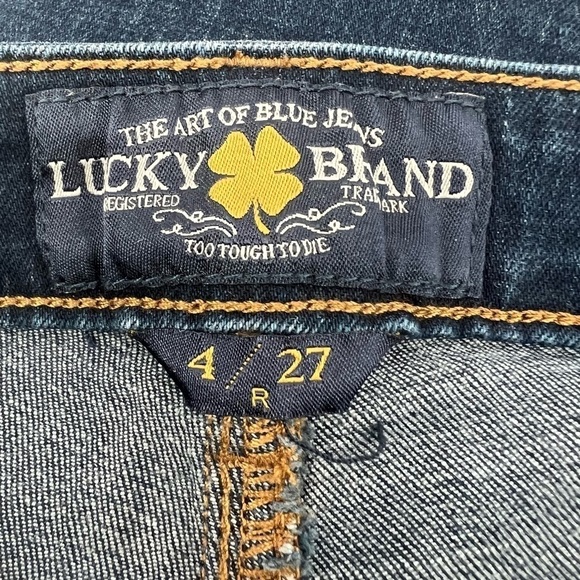 Lucky Brand Lolita Boot Cut Denim Jeans Size 4 (27) Women's - Picture 2 of 7